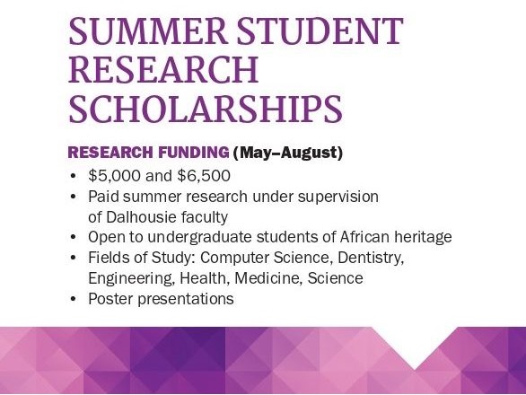 Overview of the 2022 Summer Student Research Scholarships (SSRS)