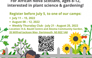 Sprouting Science Summer Camps Poster
